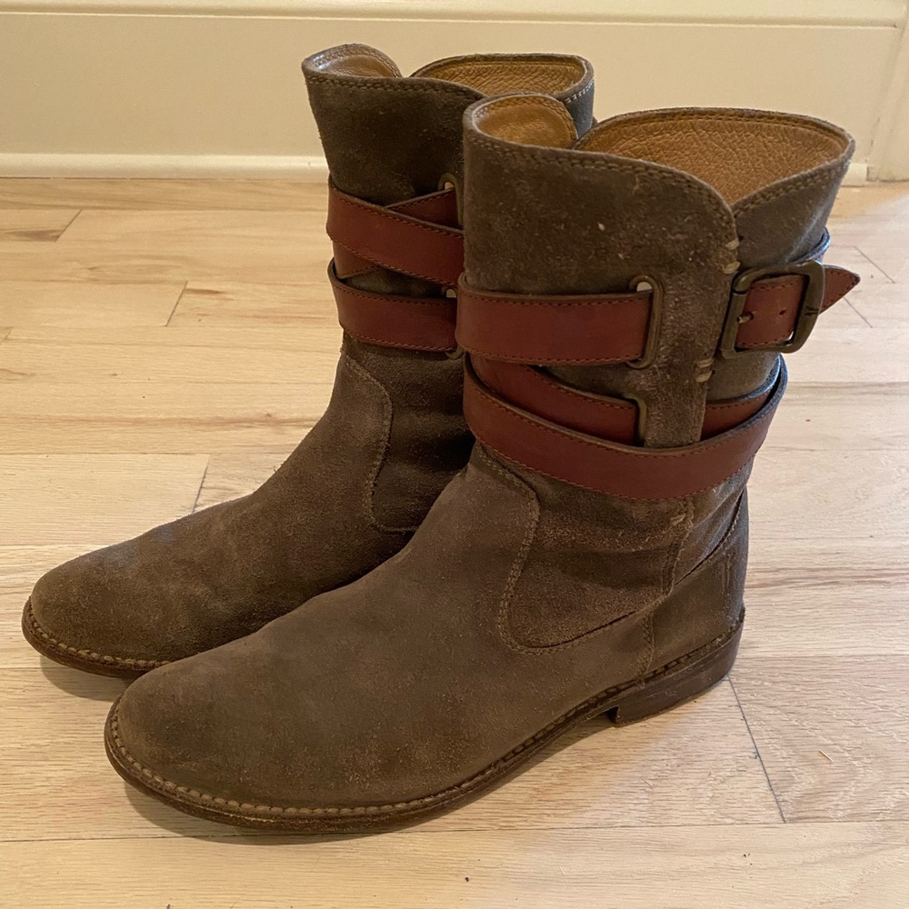 Brown leather